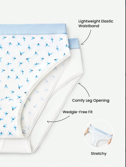 Panti  algodón estampadas de talle alto con logo para mujer L